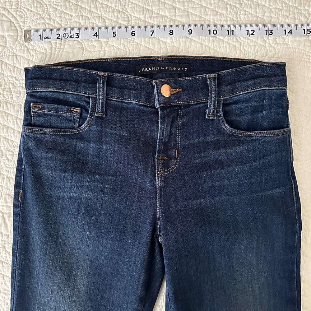 J Brand for Theory Rail Low Rise Skinny Jeans Denim Women’s 26 - Picture 8 of 11